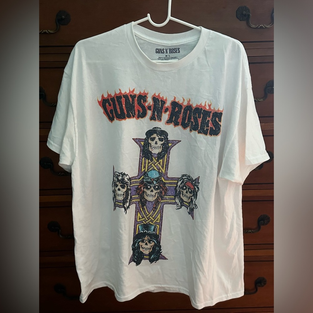 Guns N’ Roses White Graphic T Shirt